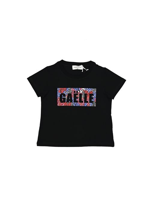 T-shirt, bambina, logata. GAELLE PARIS | 2746M00020BK